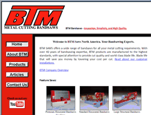 Tablet Screenshot of btmsaws.com